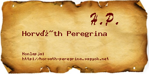 Horváth Peregrina névjegykártya